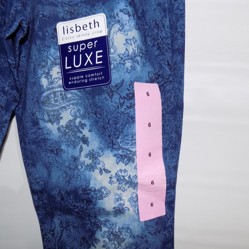 Bandolino Lisbeth Curvy Skinny Crop Jeans Sz 6 NWT - Picture 4 of 11